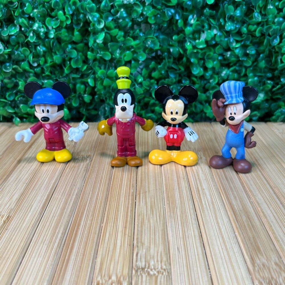 Bundle of Mickey Mouse And Disney Junior Mattel Action Figure Toys
